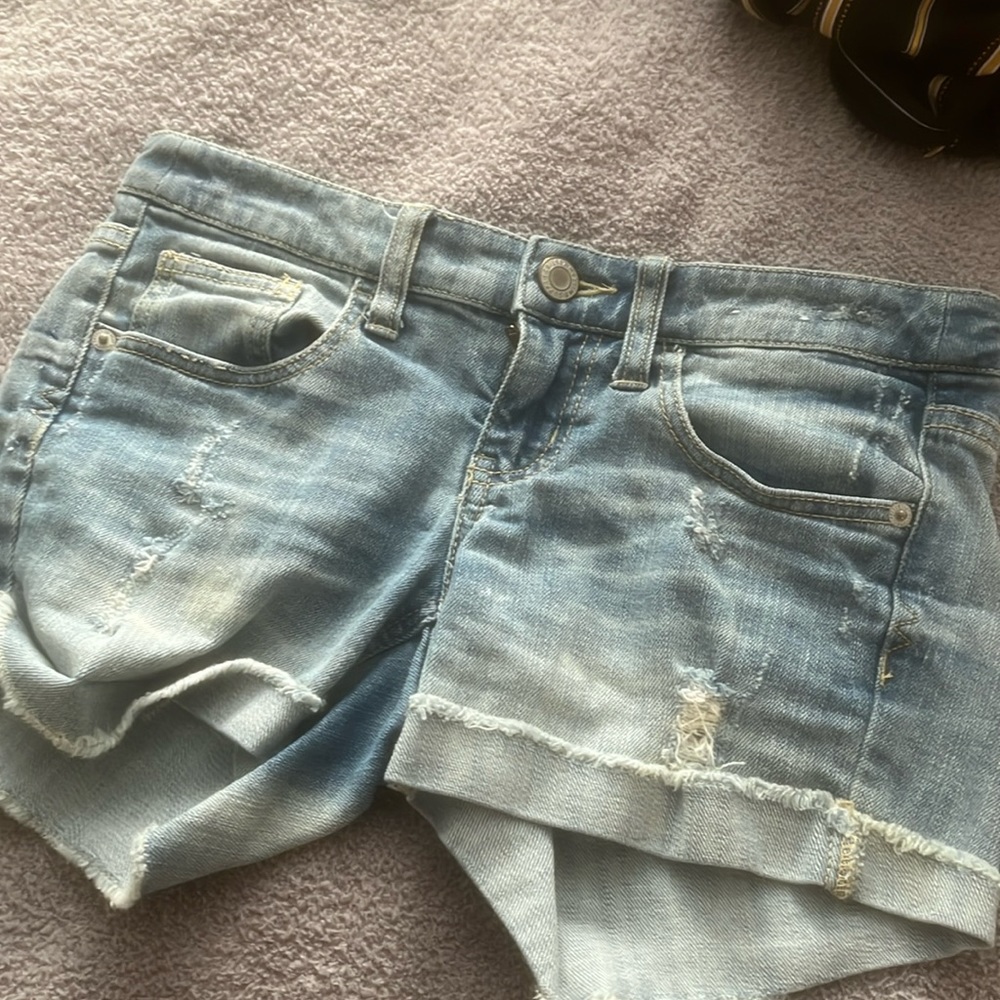 Light blue denim shorts from target